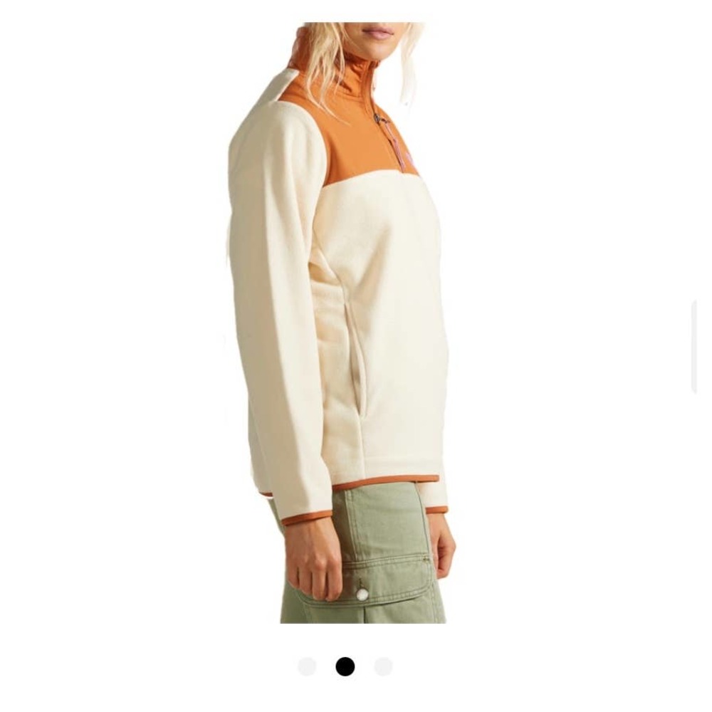 Billabong Womens 1/4 zip Boundry Lite fleece pullover size XL - Picture 2 of 10